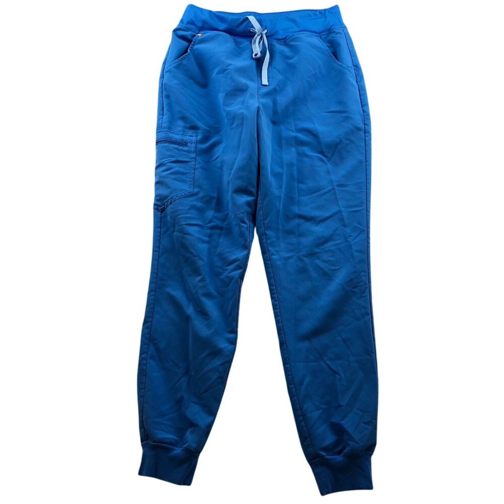 Figs Unisex Jogger Scrub Pants Medium Cargo Medical Uniform Drawstring Pockets